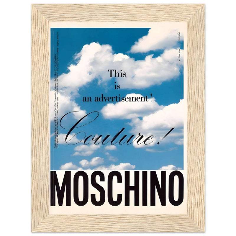 Moschino Vintage Poster Ad