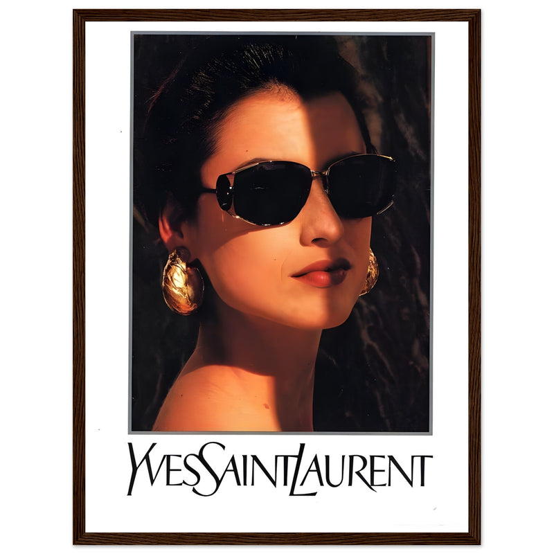 Yves Saint Laurent Vintage Poster