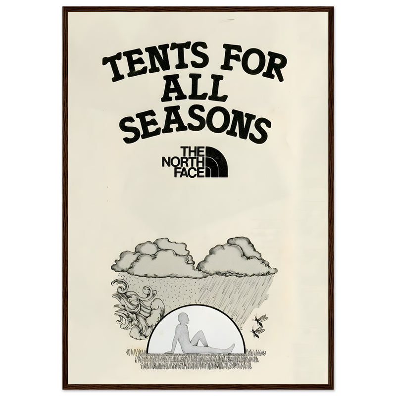 The North Face All Season Vintage Poster