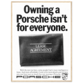 Porsche - It's not for everyone Vintage Poster Ad
