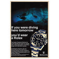 Rolex Oyster Perpetual Vintage Poster - Premium Matte