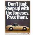 Porsche Turbo 944 Vintage Ad Poster