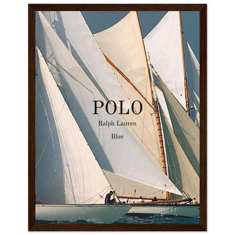 Polo Ralph Lauren Vintage Ad Poster - Polo Blue