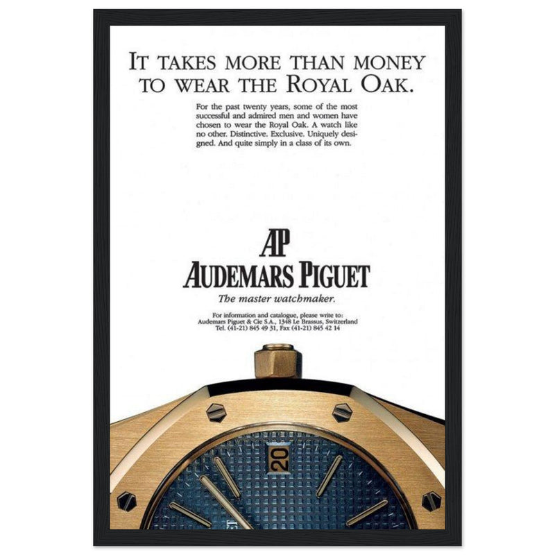 Audemars Piguet Master Watchmaker Vintage Poster Ad