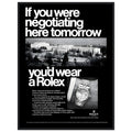 Rolex Datejust Geneva Vintage Poster Ad