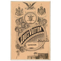 Louis Vuitton London Paris Vintage Poster Ad