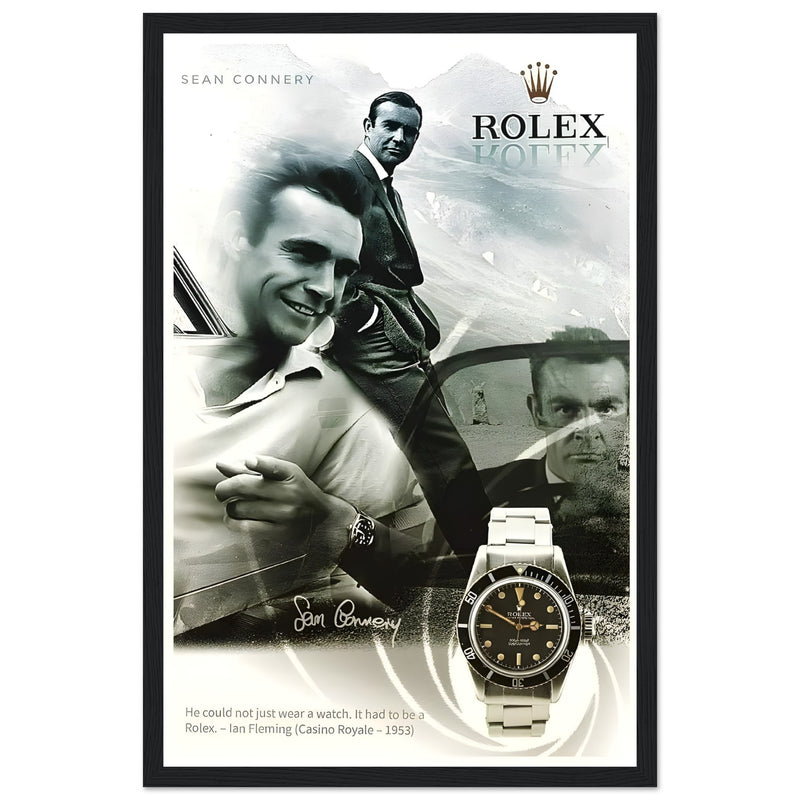 Rolex Sean Connery Vintage Rolex Poster Ad
