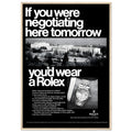 Rolex Datejust Geneva Vintage Poster Ad