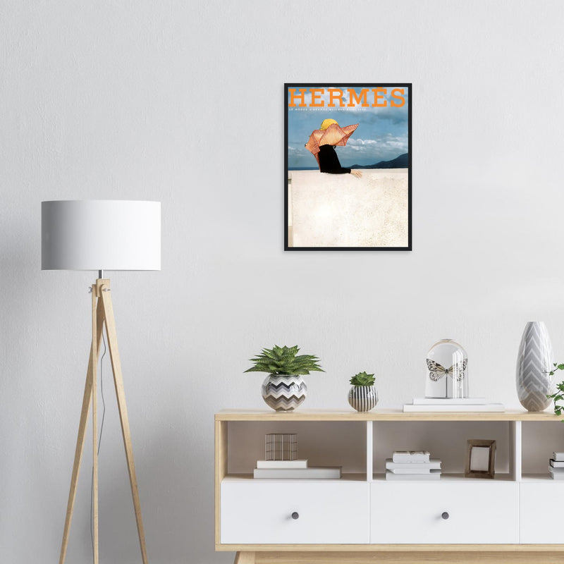 Hermes Le Monde Vintage Poster