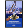 Rolex Submariner Offshore Champions Vintage Poster Ad