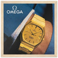Omega Gold Vintage Poster Ad