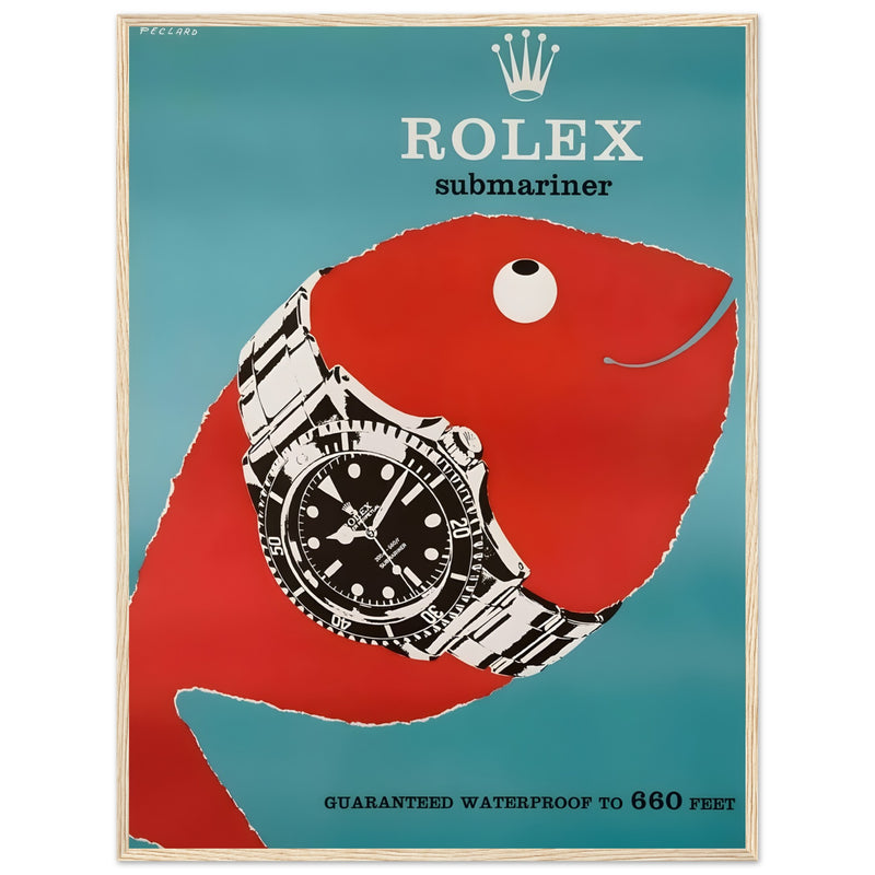 Rolex Submariner Vintage Poster Ad