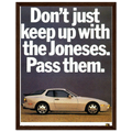 Porsche Turbo 944 Vintage Ad Poster