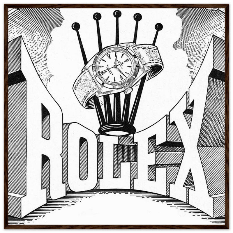 Rolex Hong Kong Jewellers Vintage Poster Ad