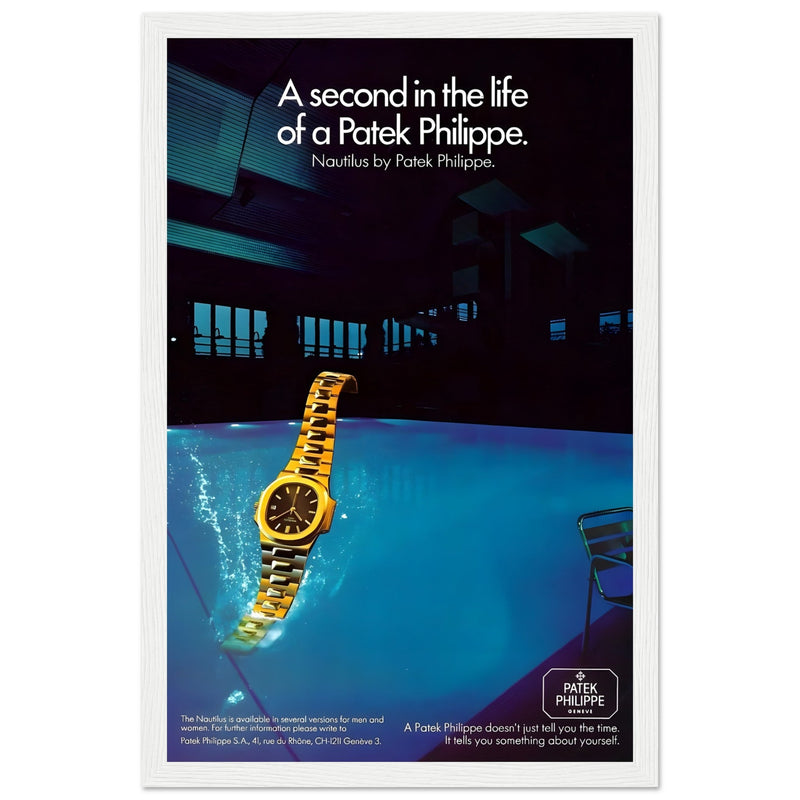 Patek Philippe A Second In the Life Vintage Poster