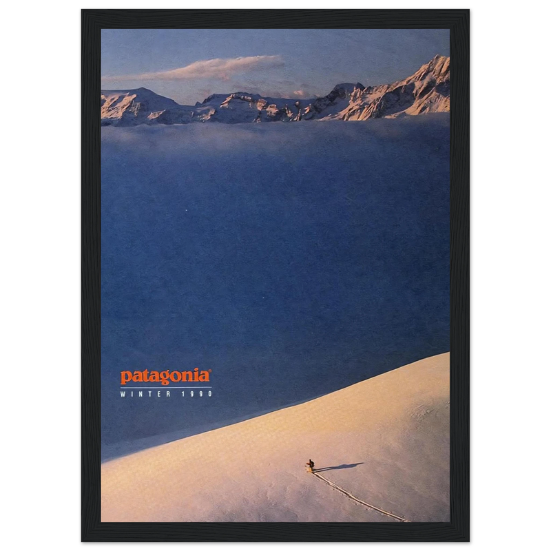Patagonia Vintage Poster Ad - Winter 1990