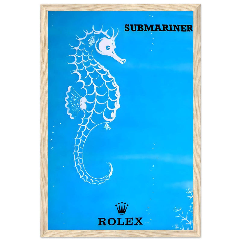 Rolex Submariner Vintage Ad Poster