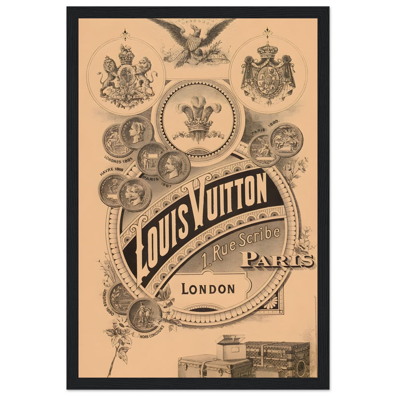 Louis Vuitton London Paris Vintage Poster Ad