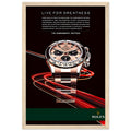 Rolex Live For Greatness Vintage Poster Ad