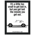 Porsche Vintage Poster  White 911