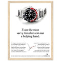 Rolex GMT Master Travel Vintage Poster Ad