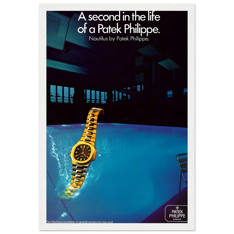 Patek Philippe A Second In the Life Vintage Poster