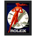 Rolex Clock Vintage Poster Ad