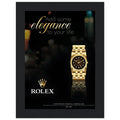 Rolex Elegance Vintage Poster Ad