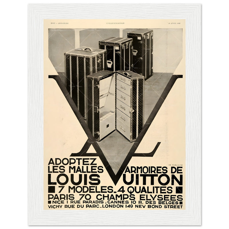 Louis Vuitton Paris Vintage Poster Ad