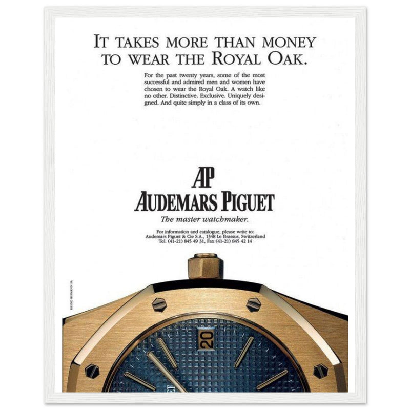 Audemars Piguet Master Watchmaker Vintage Poster Ad