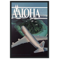 American Airlines AALOHA 1981 Vintage Poster Ad