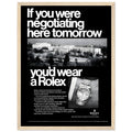 Rolex Datejust Geneva Vintage Poster Ad