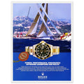 Rolex Submariner Offshore Champions Vintage Poster Ad
