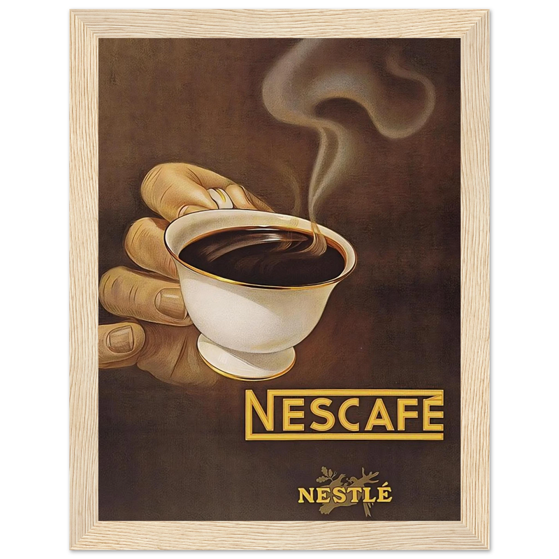 Nestle Nescafe Vintage Poster