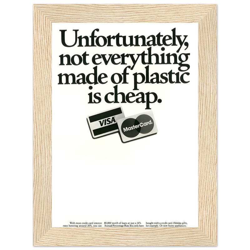 Visa Mastercard Vintage Poster
