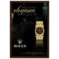 Rolex Elegance Vintage Poster Ad