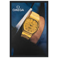 Omega Gold Vintage Poster Ad