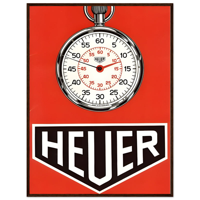 Heuer 1963 Vintage Poster Ad