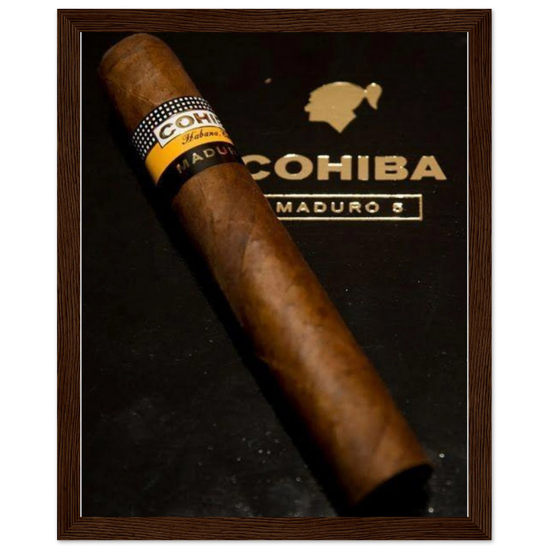 Cohiba Maduro 5 Vintage Cigar Poster