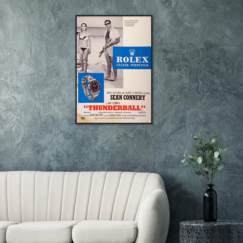 Rolex Sean Connery Vintage Poster Ad