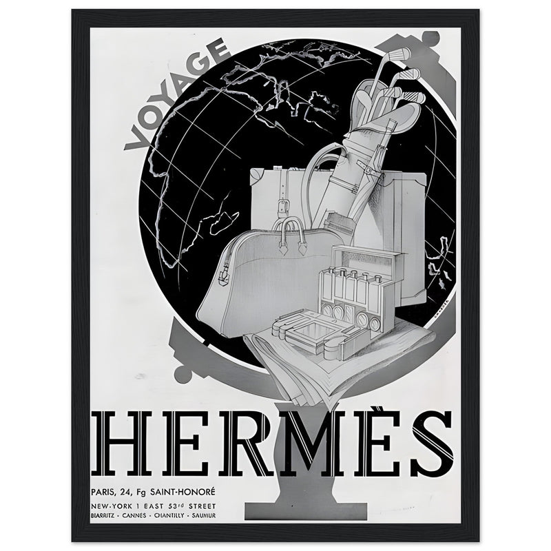 Hermes Voyage Vintage Poster