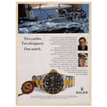 Rolex Yacht Submariner Vintage Poster Ad
