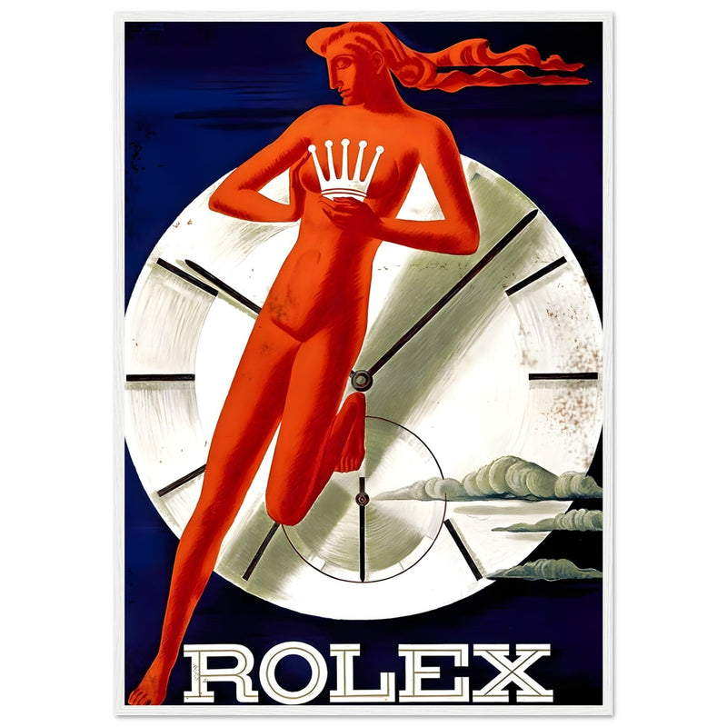 Rolex Clock Vintage Poster Ad