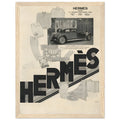 Hermes Fashion Vintage Poster Ad