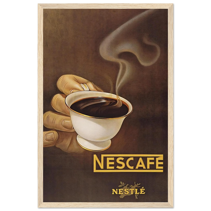 Nestle Nescafe Vintage Poster