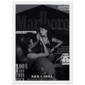 Marlboro Red Label Vintage Ad Poster