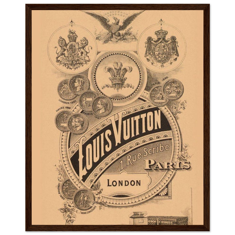 Louis Vuitton London Paris Vintage Poster Ad