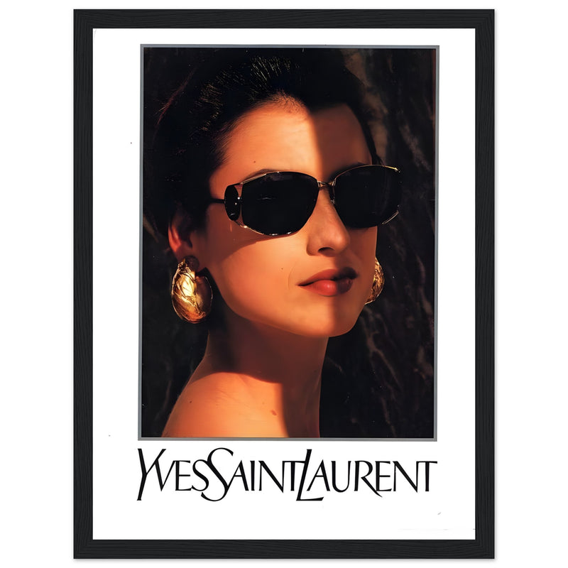 Yves Saint Laurent Vintage Poster