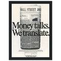 Wall Street Journal 1988 Vintage Poster Ad