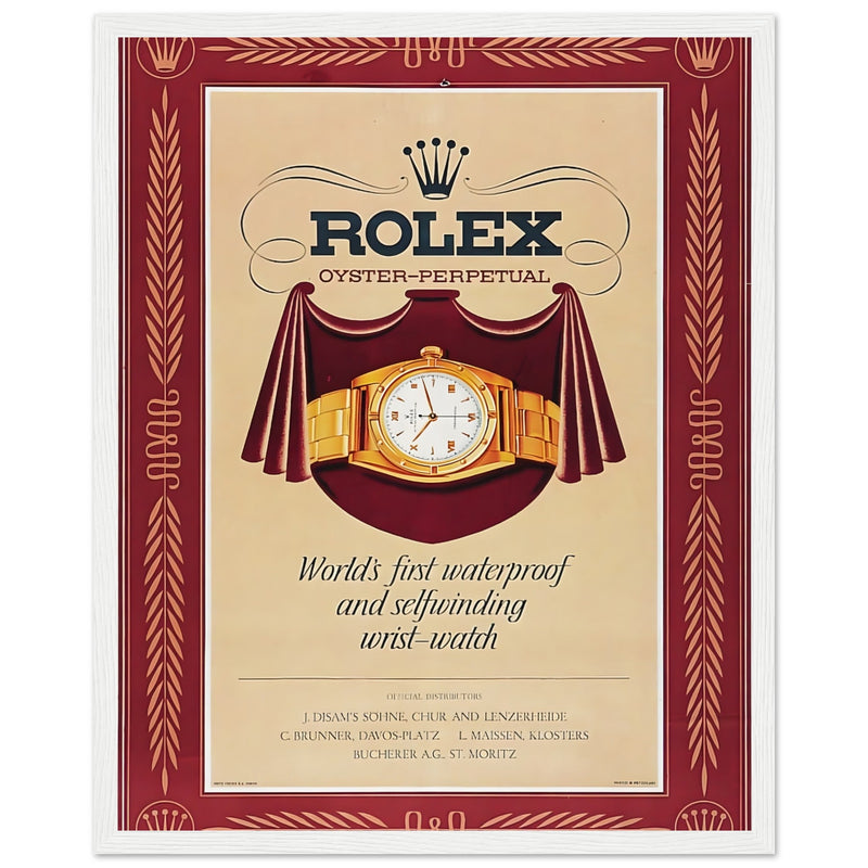 Rolex Oyster-Perpetual Vintage Poster Ad